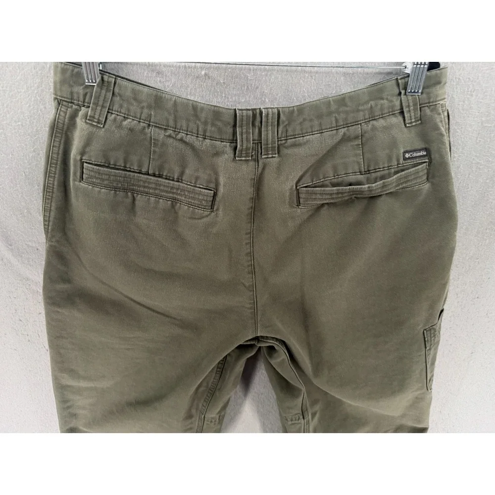 Columbia ROC Canvas Pants 35x30 Green Utility Outdoor Hiking Gorpcore READ‎